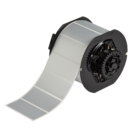 Brady B33 Tamper Evident Metallized Polyester Lbl 1.25in H x 2.75in W SL 1000/RL B33-7-438